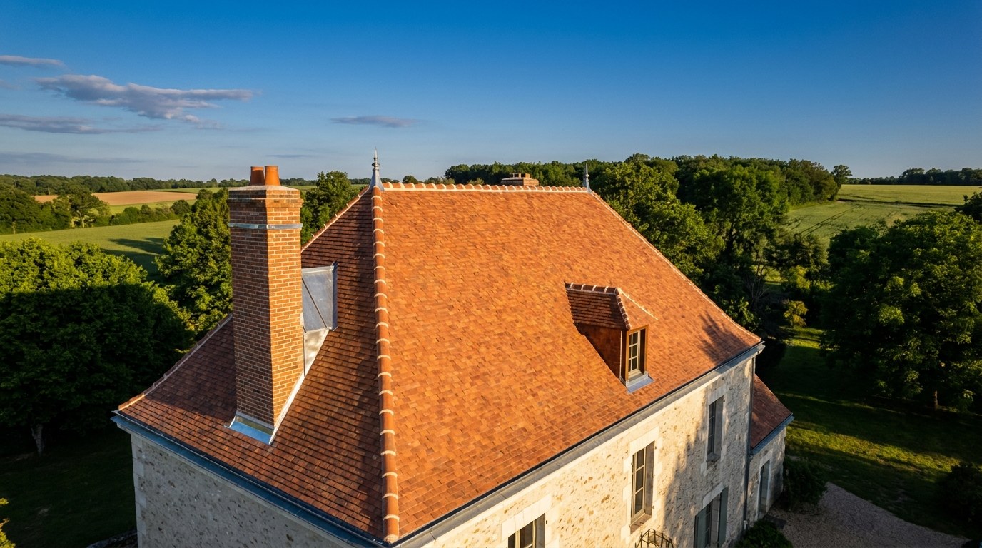 Toiture propre et rénovée par CK Services Couverture